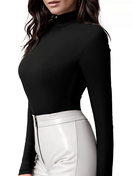 High Neck Long Sleeve Sweater